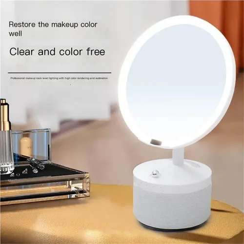 Espejo De Maquillaje Hd Con Luz Led Incorporada