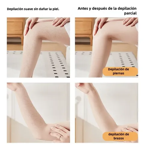 Borrador Vello Cristal Indoloro Exfoliante Corporal 2en1