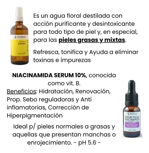 Rutina Facial Piel Grasa Acné Granitos Skincare Kit