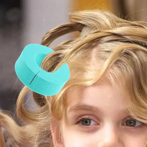 Anillos De Esponja Para Peinar Y Rizar El Cabello