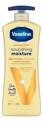 Crema Corporal Vaseline Avena Locion Hidratante Intensive Care 600g Fragancia Nourishing moisture