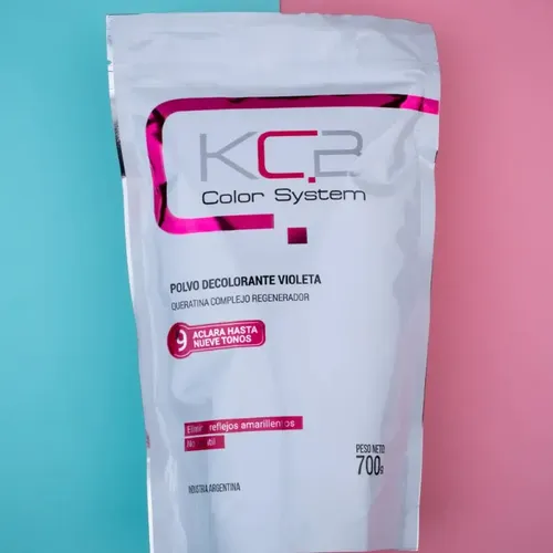 Polvo Decolorante Violeta KCB Color System para Cabello 700g
