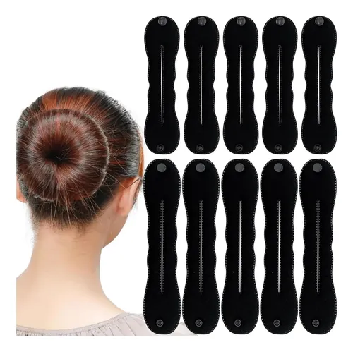 10 Piezas Hacedores De Moño De Cabello Ravlzors