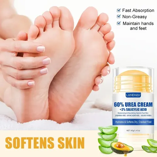 Crema Para Pies Con 60% Urea Y 2% Ácido Salicílico