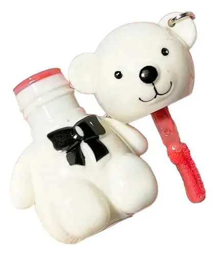 Labial Líquido Brilloso Cute Bear Osito Larga Duración Cool!