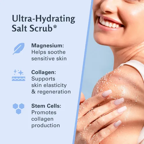 Exfoliante Corporal M3 Naturals Magnesio Sal Marina 454g