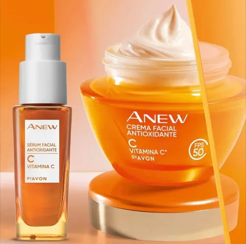 Avon Anew Crema Facial Antioxidante Vitamina C FPS50