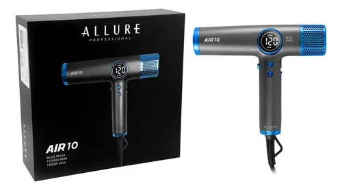 Secador De Pelo Iónico Allure Professional Air10 110.000 Rpm Gris
