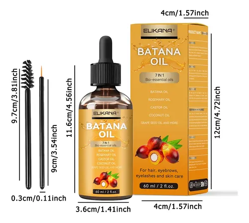 Aceite Batana Elikana 7 En 1 Para Cabello Y Piel 60 Ml