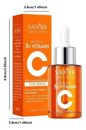Sérum Facial Sadoer Vitamina C Niacinamida 30 Ml