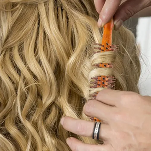 4 × Mini Cepillo Redondo De Madera, Peine For El Cabello
