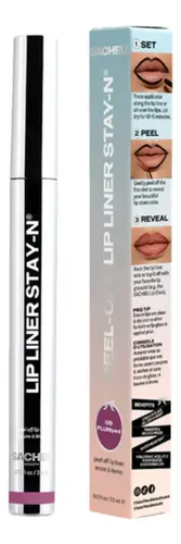 Delineador De Labios Sacheu Peel Off Tono 01 Noohde Lápices Labiales