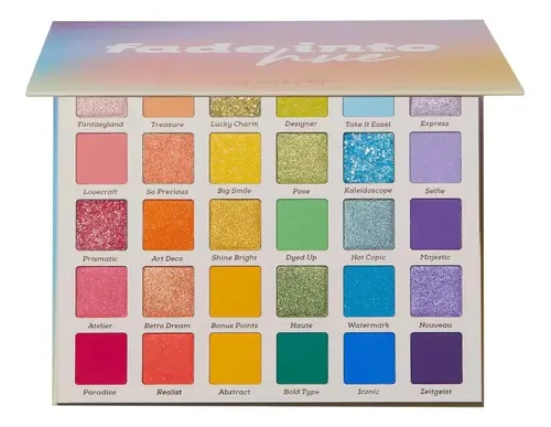 Paleta Sombras ColourPop 30 Tonos Fade Into Hue Brillante Hipoalergénica