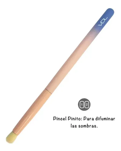 Set X 4 Brochas Vdl Pantone Profesional