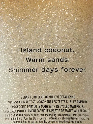 Victoria Secret Crema Coconut Shimmer 236ml