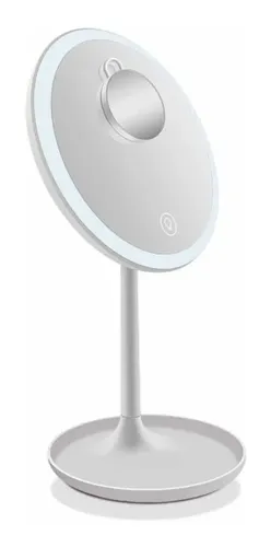 Espejo Luz Led Táctil 360° Maquillaje Usb Espejo Aumento 5x