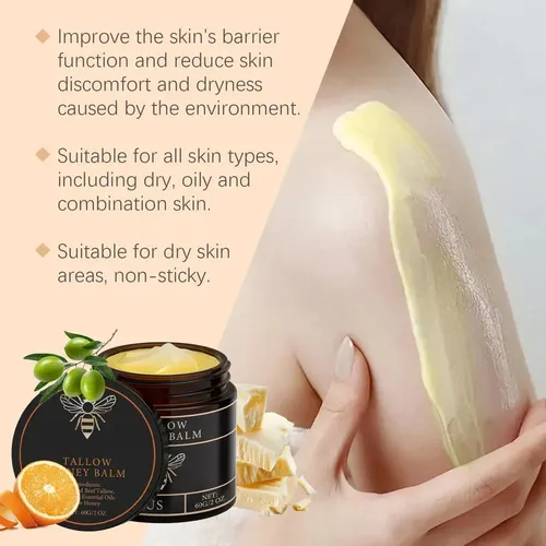 Bálsamo Facial Y Corporal Con Sebo Y Miel D