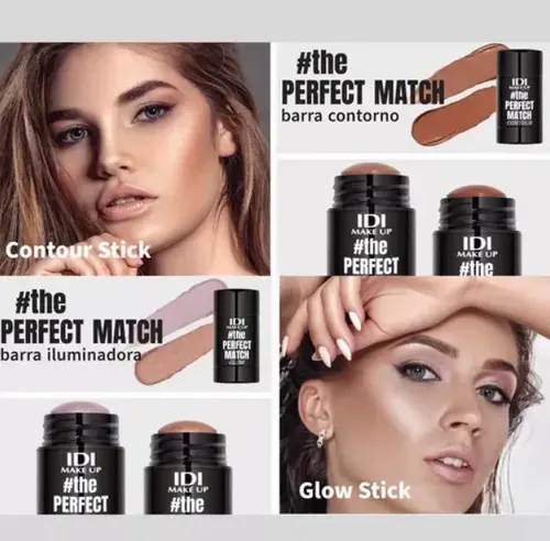 Iluminador Idi Make Up Stick The Perfect Match 01 Moon Glow
