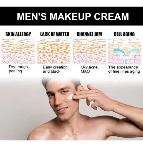 Crema Bb Eelhoe Para Hombre: Sin Aceite, Difumina Los Poros