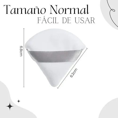 60×esponja Maquillaje Polvo Base Triángulo Cosméticos Honyin