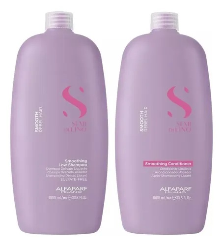 Alfaparf Semi Di Lino Smooth Shampoo + Acondicionador Grande
