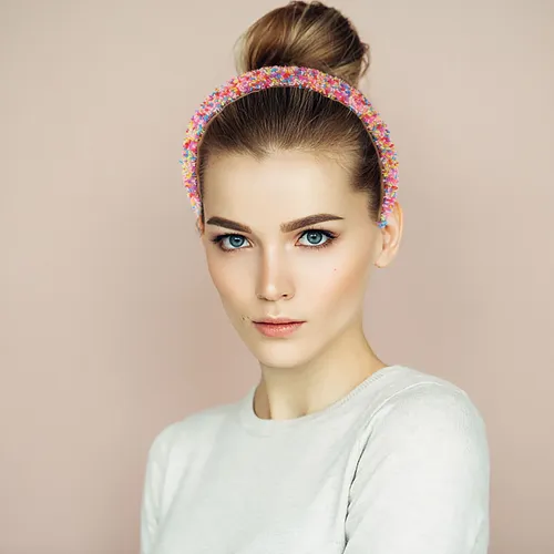 Diadema Con Joyas Para Mujer, Diadema Moderna