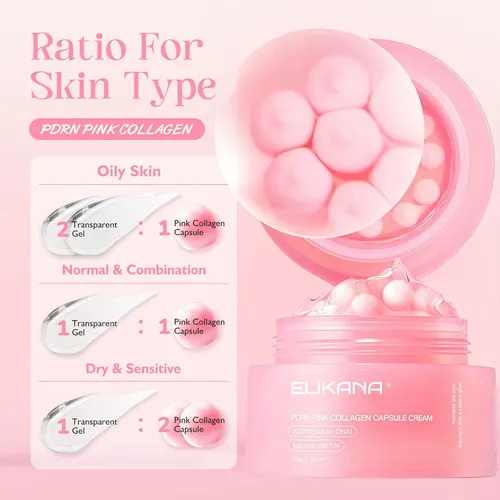 Crema Facial Hidratante Elikane Pdrn Colágeno