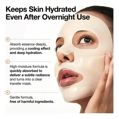 Mascarilla Facial Colágeno Y Ceramidas Arroz 70% Glow 38 Ml