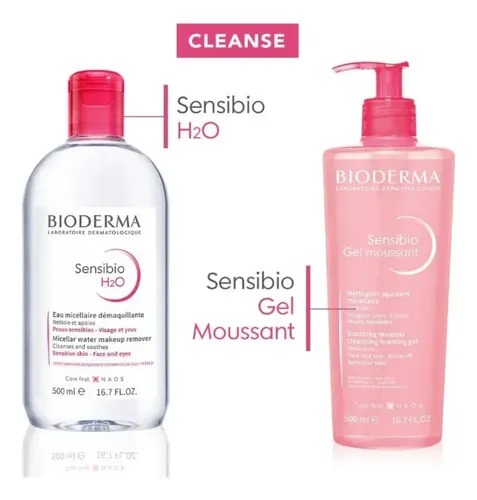 Limpiador De Agua Micelar Bioderma Sensibio H2o