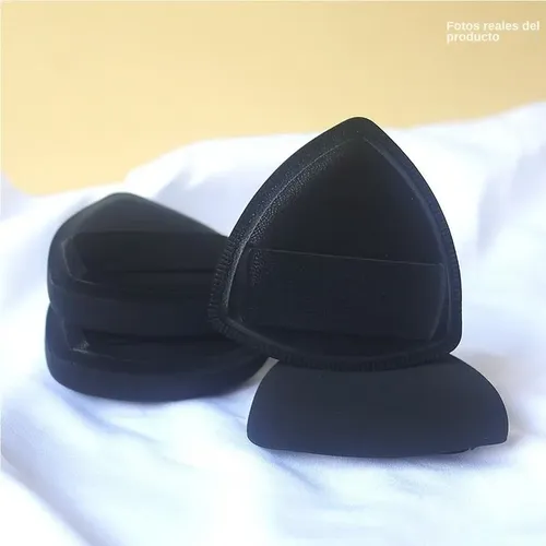 Esponja Triangular Gruesa No Absorbe Polvo Maquillaje 2pcs