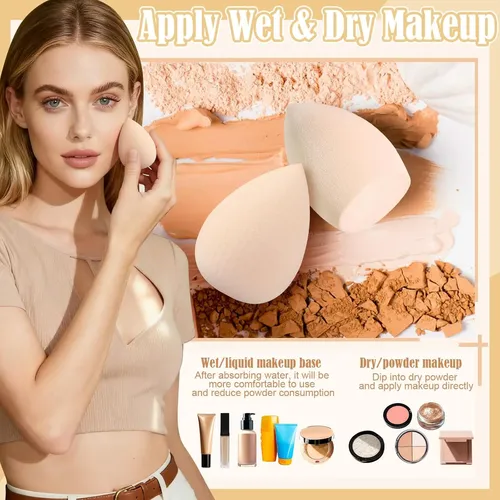Esponja De Imprimación De Maquillaje Sin Látex, Paquete De 1