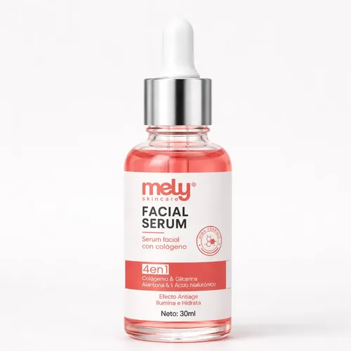Serum Facial Con Ácido Hialurónico/colageno/vitamina C Mely