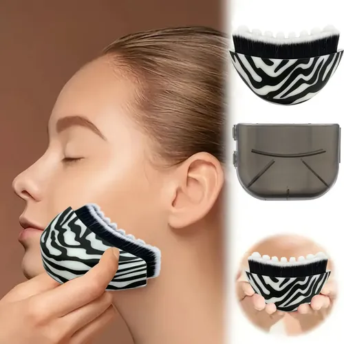 Cepillo Facial De Contorno Linfático Yunxiaoyi Synthetic Bri