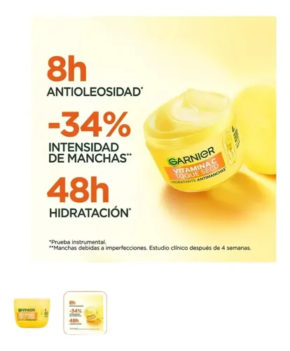 Garnier Hidratante Toque Seco Anti Manchas Vitamina C