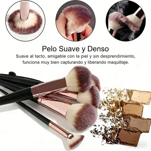 Set De 18 Brochas De Maquillaje M-mag5810hy-2-0128