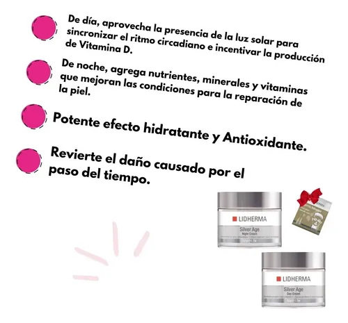 Lidherma Hombre Silver Age Skincare Kit Antiarrugas Tensor