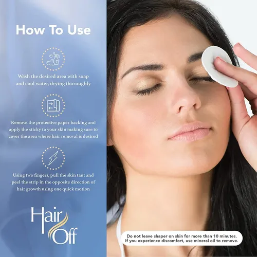 Tiras De Depilación Instantánea Eyebrow Shapers Hair Off (pa
