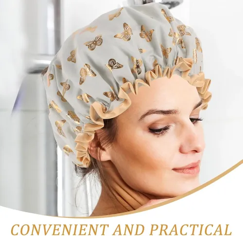 Gorro Ducha Elástico Baño Impermeable Chef Cocina Servicio