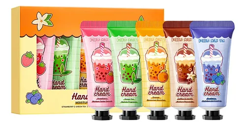 Crema De Manos Con Queso Blando Hidratante, Paquete De 5 Uni
