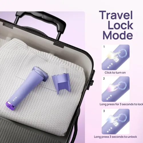 Afeitadora Eléctrica Para Mujeres Purple