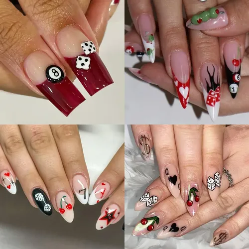 Pegatinas Para Uñas Fspronail, Diseño De Bola De Billar En R