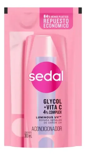 Acondicionador Sedal Luminous 300 Ml Uv Glycol Vita C