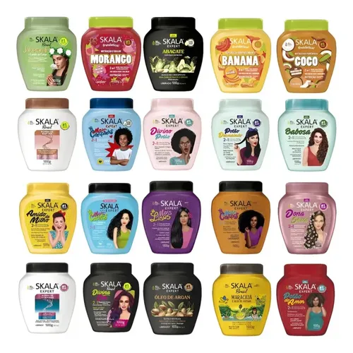 Kit X3 Skala Tratamiento Baño De Crema Capilar 1kg