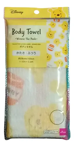 Daiso Disney Toalla Exfoliante Winnie The Pooh