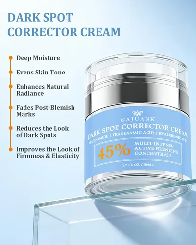 Crema Eliminadora De Manchas Oscuras Gajuanr Para Rostro Y C