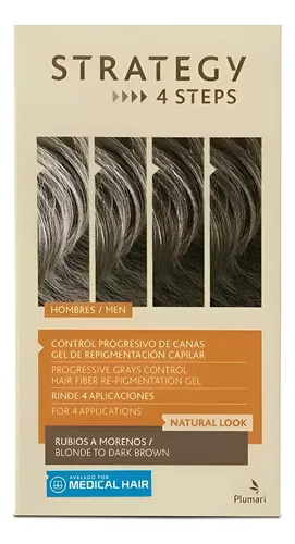 Strategy Gel De Repigmentación Capilar Para Canas 4 Steps