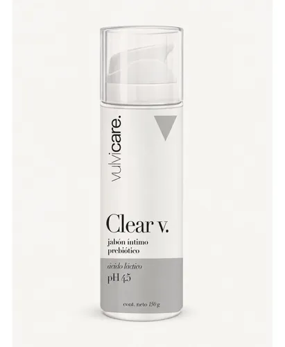 Vulvicare Clear V Jabón Prebiótico Zona Íntima