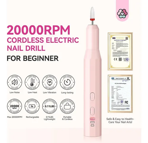 Taladro De Uñas Eléctrico Portátil Advance: Lima De Uñas