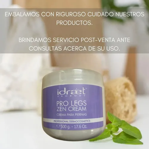 Crema Piernas Relajante Idraet Pro Legs Zen Masajes 500g