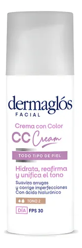 Dermaglos Ultra Age Cc Cream Facial Tono Medio Fps30 50g